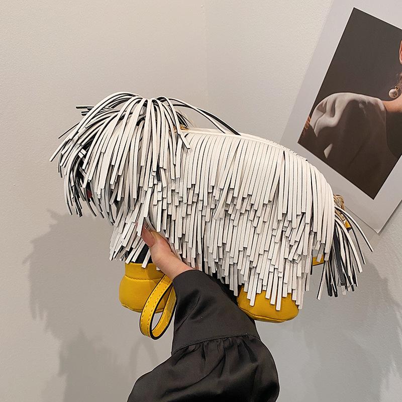 Original Bags for Women 2024 Tassel Dog Handbags Designer Luxury Bag Small Shoulder Crossbody Bags