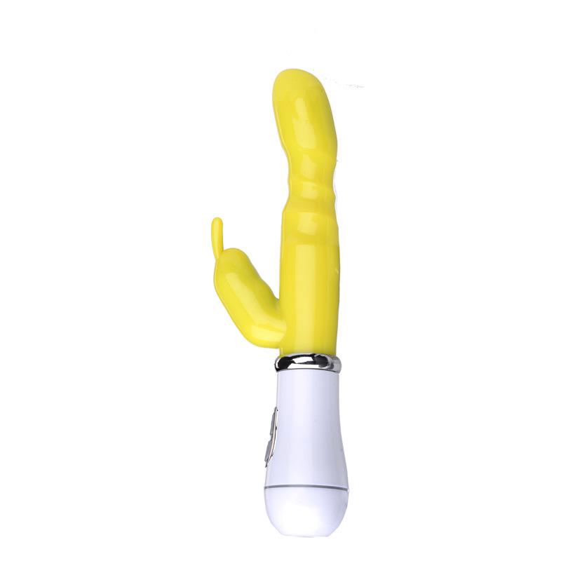 Women's Dual-Headed Rabbit Vibrator Massage Device