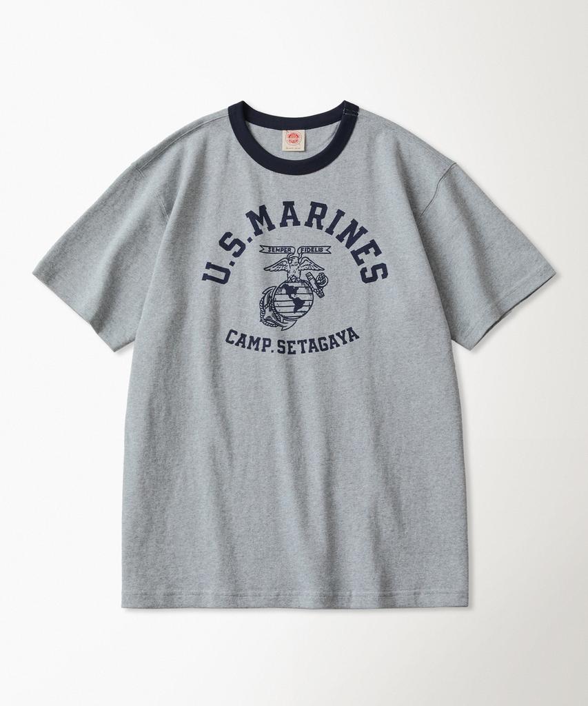 Beulonseun 1970S Us Marine Tee Gray