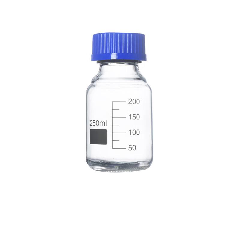Blue Cap Glass Reagent Bottle