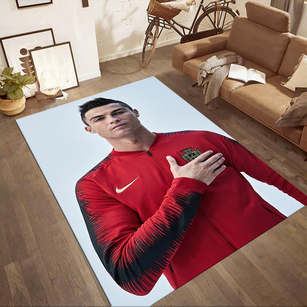 Cristiano Ronaldo Floor Rug Office Rug Design For Hallway Foyer Study Room Bedrooms Antislip Carpet Decorate Offices
