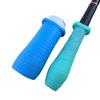 Third Gen Fishing Rod Handle: Anti-slip, Wear-resistant Silicone Grip with Built-in Rod Stopper and Pull-out Cover.