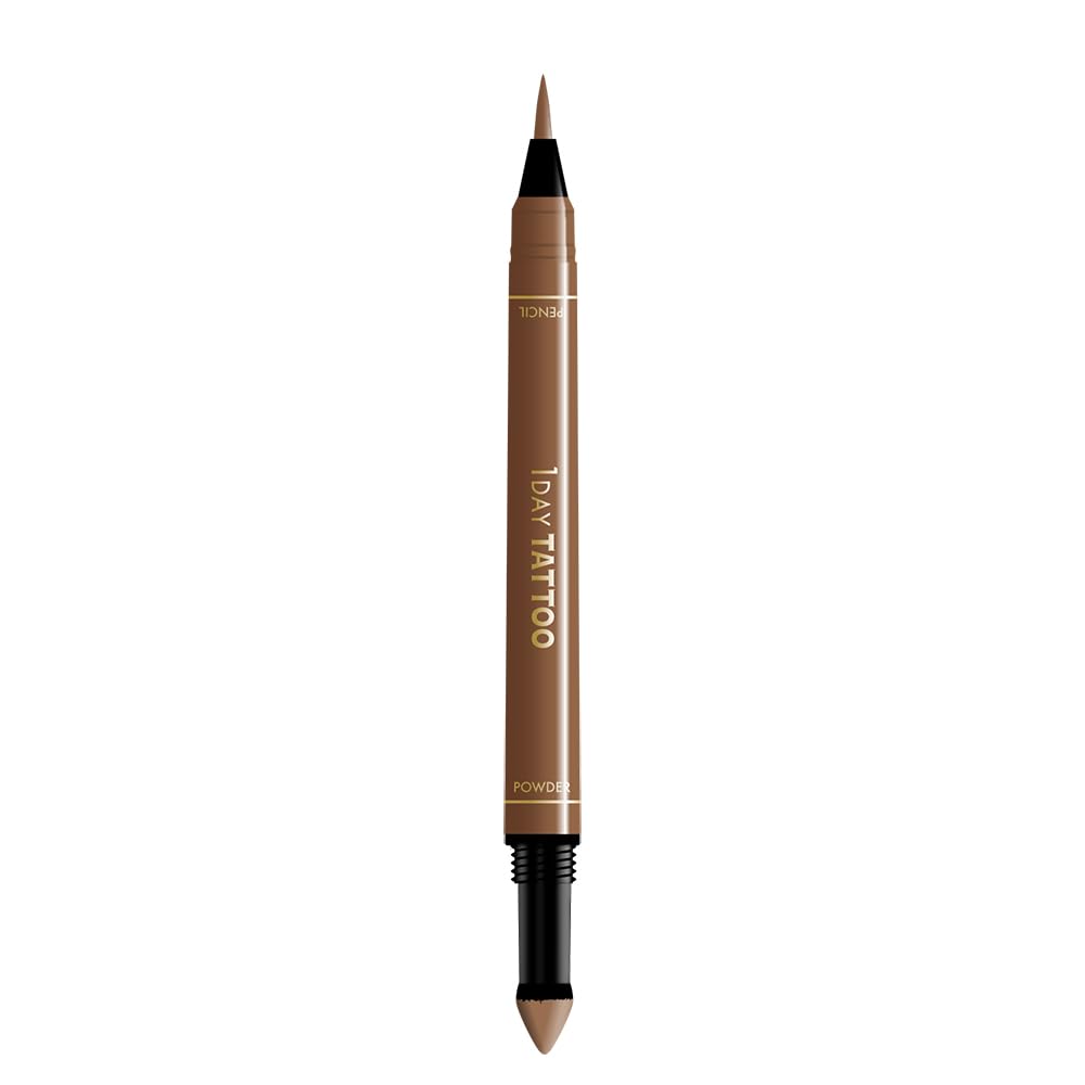 Eyebrow Liquid 02 Natural Achieve Brows with This K-Pallete Two-Way Brown, Waterproof, 0.4ml Liquid, 0.6g Powder. Natural, Natural-looking 2-in-1