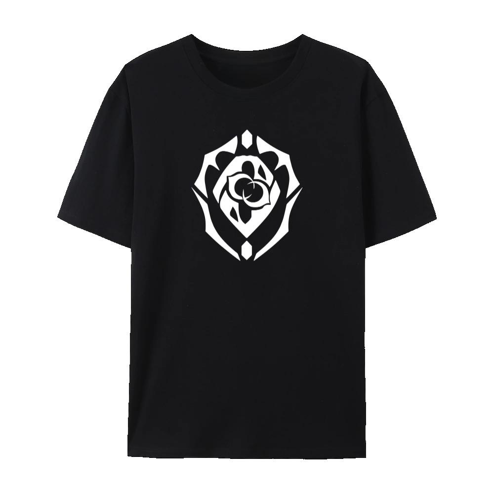 Honkai Star Rail Aeon Path Symbol Graphic Unisex Short Sleeve Crewneck Cotton T-Shirt
