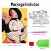 Disney Minnie Pearl Painting Handmade DIY Pearl Art Painting Simple Living Room Hanging Painting Decoration 133