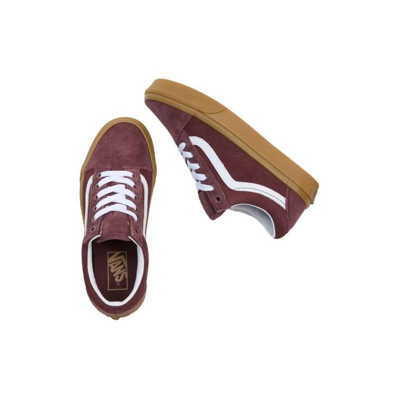Vans Old Skool Lightweight Breathable Low-Top Unisex Skate Shoes Red VN0005UFBRO