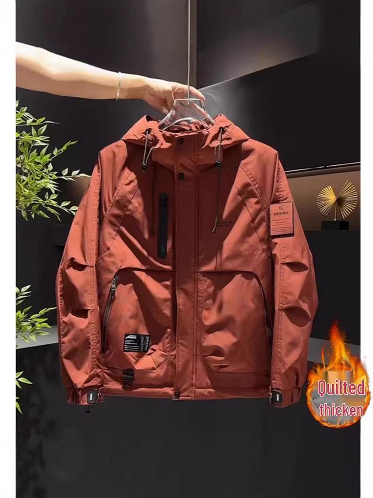 Men's Two-Cotton Hooded Jacket – Versatile Autumn-Style Windbreaker 2026 Fashion