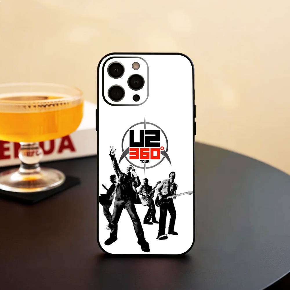 BAND U-U2 Phone Case Silicone Soft For IPhone 17 16 15 14 13 12 11 X XR Plus Pro Max Plus
