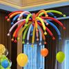Colorful Long Strip Balloons Dopamine Firework Decoration Balloon Multicolor Latex Balloon Birthday Wedding Party Po Backdrop