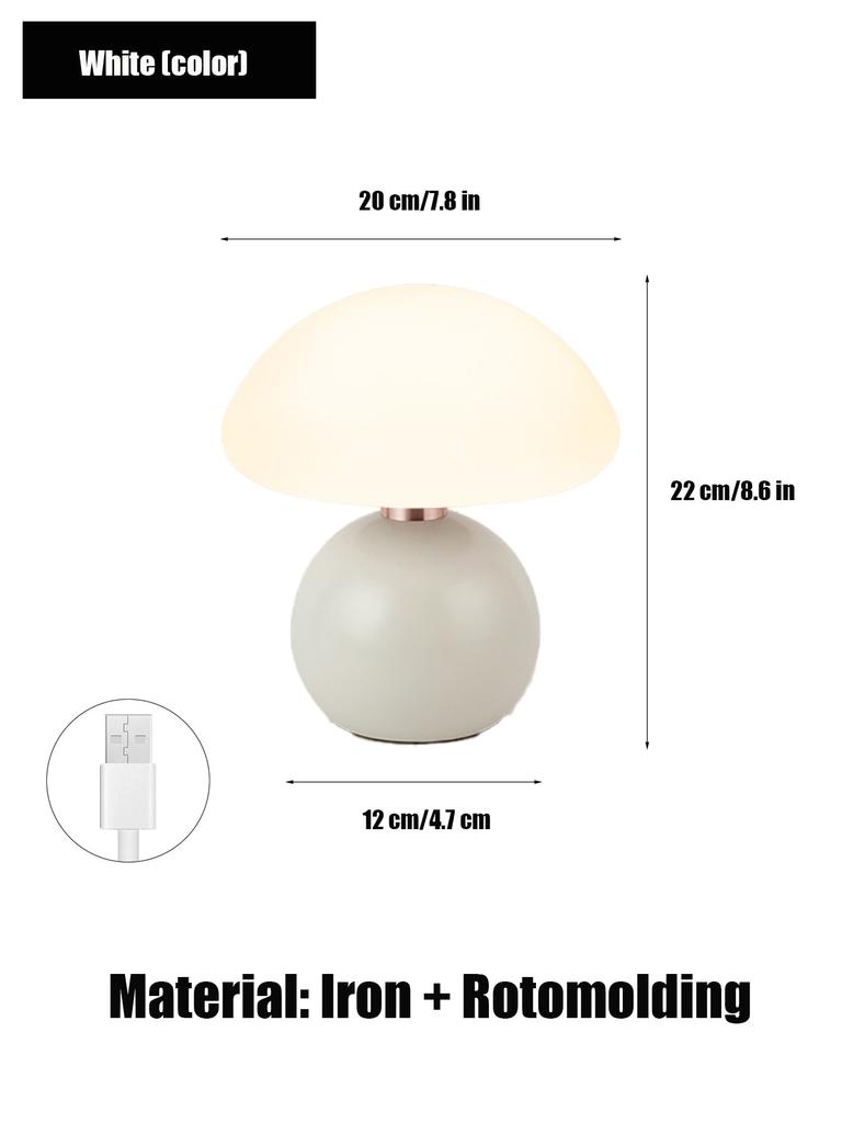 Pink/Orange/Red/White/Beige USB Socket Decorative Table Lamp for Indoor Decorative Lights, Bedside Night Lights, Table Lamps