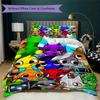 Dandy's World Pattern Bedding,Quilt Set Quilt Cover Pillowcase Home Birthday Gift (1*duvet Cover+2*pillowcase,without core)ZSJT0917030