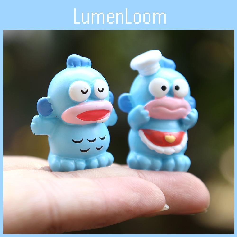 Creative Resin Cute Fish Blind Box Figurine Unique Desktop Micro Landscape Decor Gift