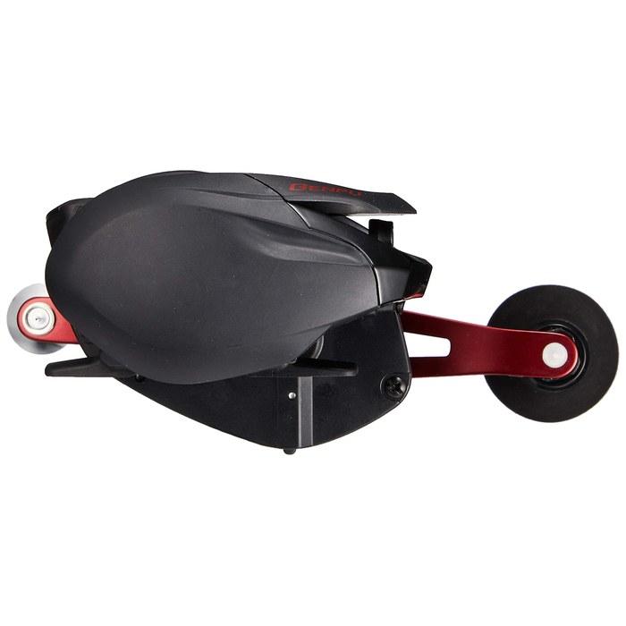 Shimano Genpu 201PG (Left) Boat/Hand-Wind Reel - Flounder, Sea Bream, Squid - Black, Red