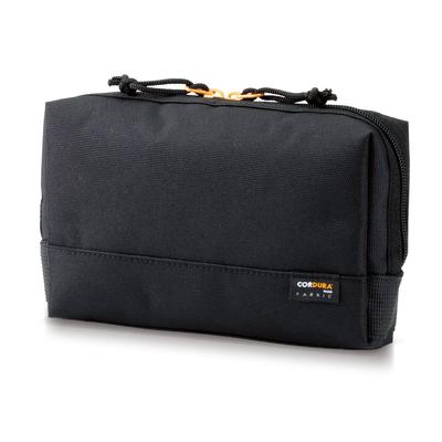 Elecom Gadget Pouch, Large Capacity, CORDURA 1000 (Water-Repellent, Highly Durable) with 6 Divided Pockets, Black, BMA-CDGP01BK