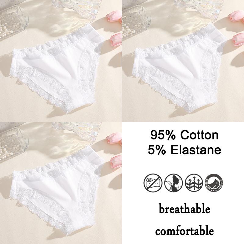 

FINETOO 3 шт./компл. женские хлопковые трусики с принтом, бесшовные кружевные трусики, трусы с низкой посадкой, удобные сексуальные трусики для нижнего белья XL&Set