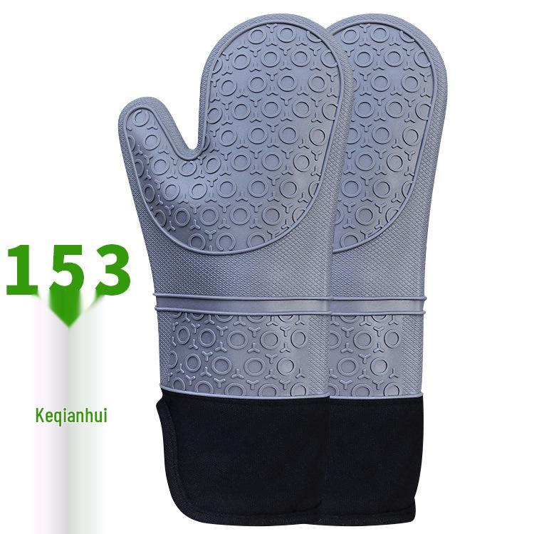 Nine Likes Hitzebeständige Silikonhandschuhe zum Backen - Dick, Qualitätsisolation