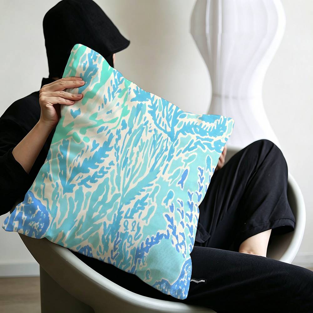 Fashion Lilly Pulitzer Pillow Cushion Cover Pillowcase Living Room Sofa Home Decor Customized