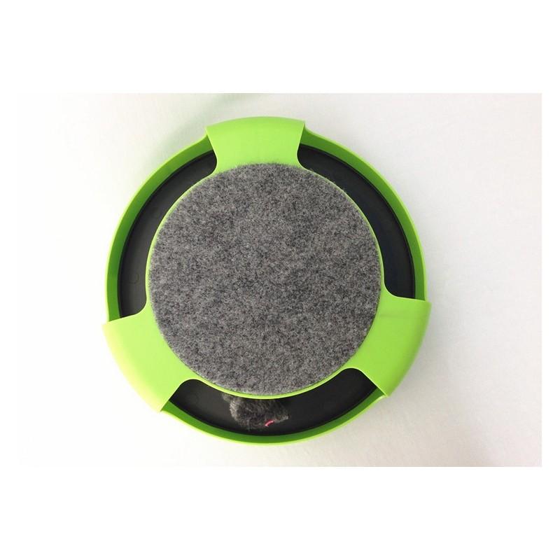 

Premium Quality Cat Moving Mouse Toy For Engaging Playtime And Healthy Scratching Green&Grey,25*25*6.5cm
