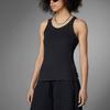 adidas Originals X Blue Version Tank Top Logo Print Slim Fit Sports Vest Women Tops Black HK7229