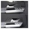 For Benz B-Class W247 2019-2026 Carbon Fiber Car Door handle inside the vehicle Anti-scratch Decorative Interior Accessories