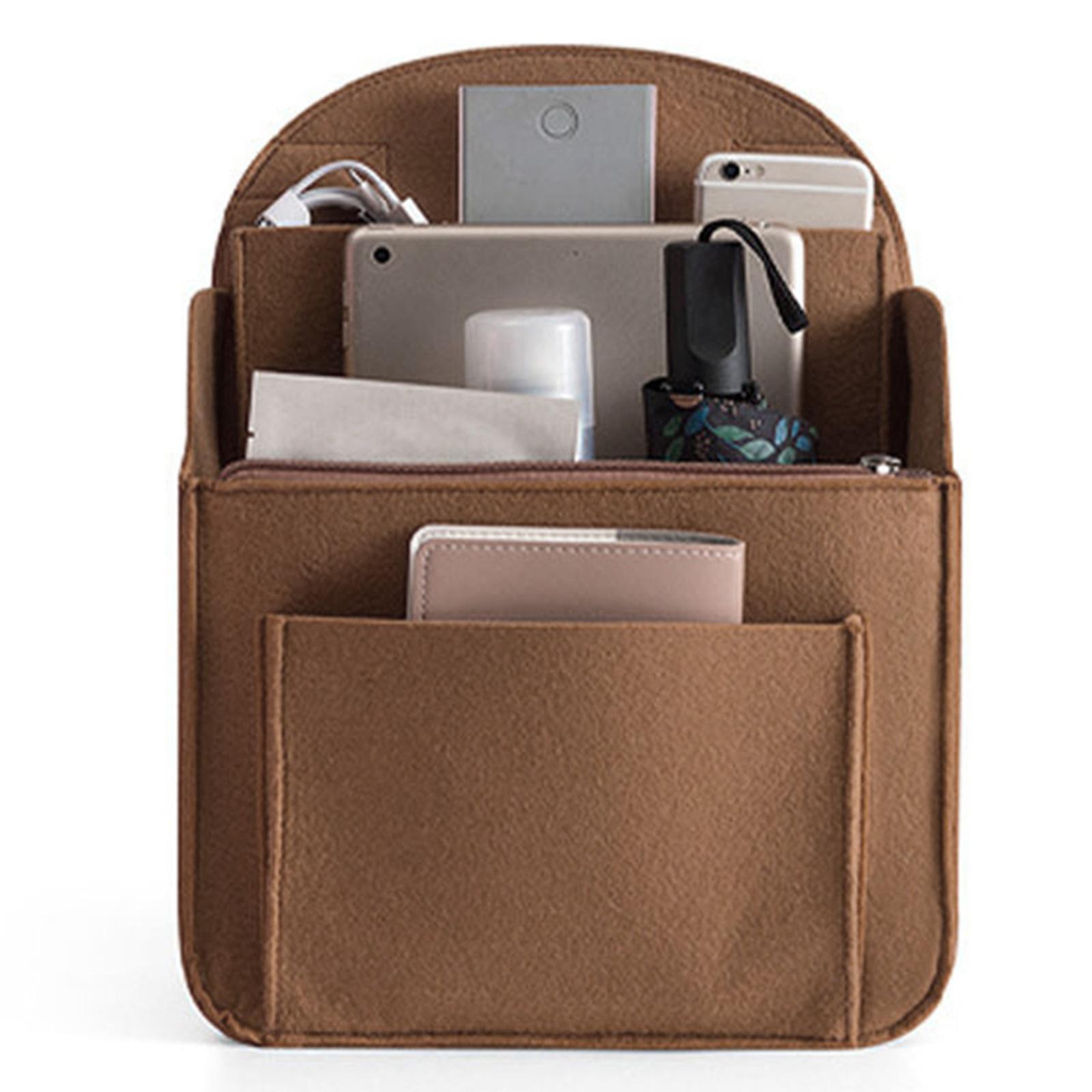 Органайзер для рюкзака, вставка для маленькой сумки, разделитель для сумки на ремне, фетровый вкладыш, карман для большого рюкзака, дамская сумочка, вставка для сумки L разноцветный