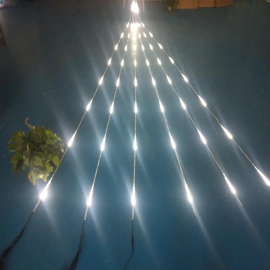 

5M 10M 20M Світлодіодна стрічка з ефектом проточної води DC24 WS2811 SMD2835 Ефект кінських перегонів Піксельна Адресна Гнучка Лінійна Лампа Комплект 4 m білий