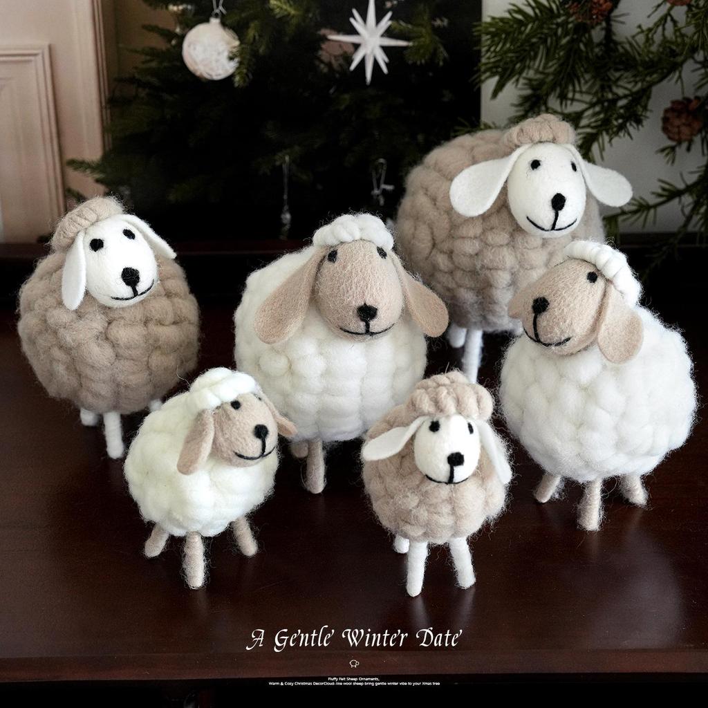 Christmas Plush Sheep Doll: Children's Gift & Home Decor Ornament