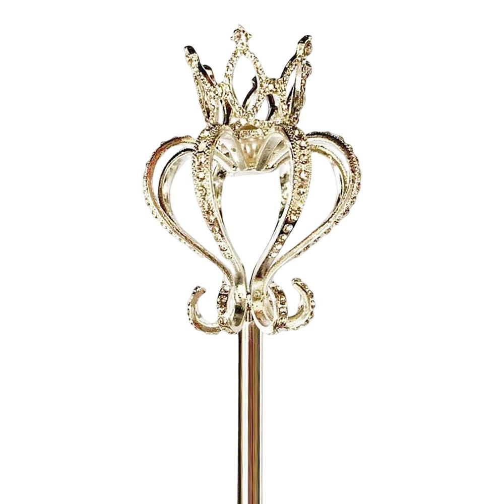 Pioessa Goddess Beauty Pageant Props  Rhinestone Beauty Pageant Wedding Bridal  Fairy Queen Double Side Sceptre Prop Staff