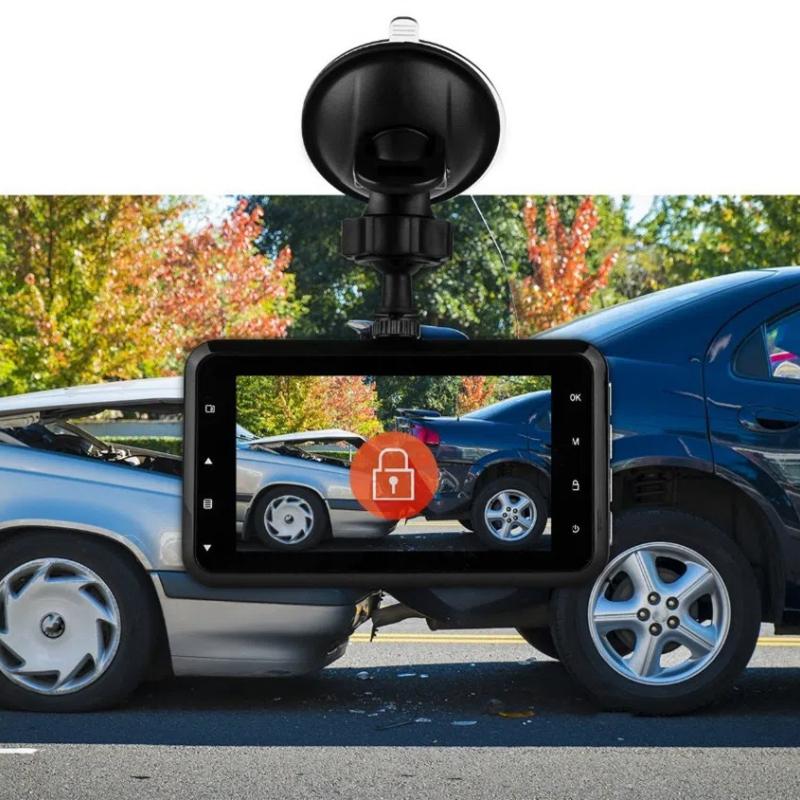 New Dual Lens DVR Car Mounted USB Monitoring High-definition Reverse Image Hidden Recorder for Driving Recorders