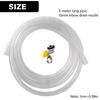 10Ft Air Conditioner Drain Line Extension Set Drain Hose Drainage Hose PVC Drain Pipe Hose Clamp for Air Conditioners