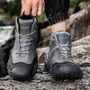 Fashion Men's Leather Outdoor Sports Shoes Men Fashion Mountaineering Hiking Waterproof Shoes Outdoor Desert Combat Boots Zapatos Hombre
