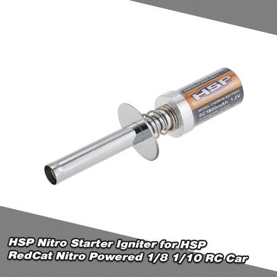 HSP Nitro Starter Kit Glødepluggtenner for Nitro Powered 1:8 1:10 RC bil