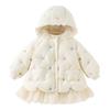 DAVE&BELLA Girls' Hooded Mid-Length Down Jacket