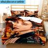 3 Stück K-Pop Musikgruppe 3 Stück Bettwäsche, inklusive 3 Stück Bettbezug und 2 Stück Kissenbezüge. Perfekt für Weihnachten, ideal für Schlafzimmer, Wohnheimzimmer