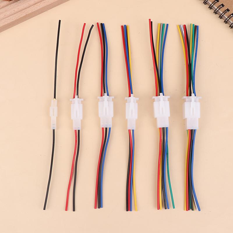 1Pc 2.8Mm 1/2/3/4/6/9Pin Electrical Automotive Quick Connector Male Female Socket Cable Terminal Plug For Motorcycle E-Bike Car