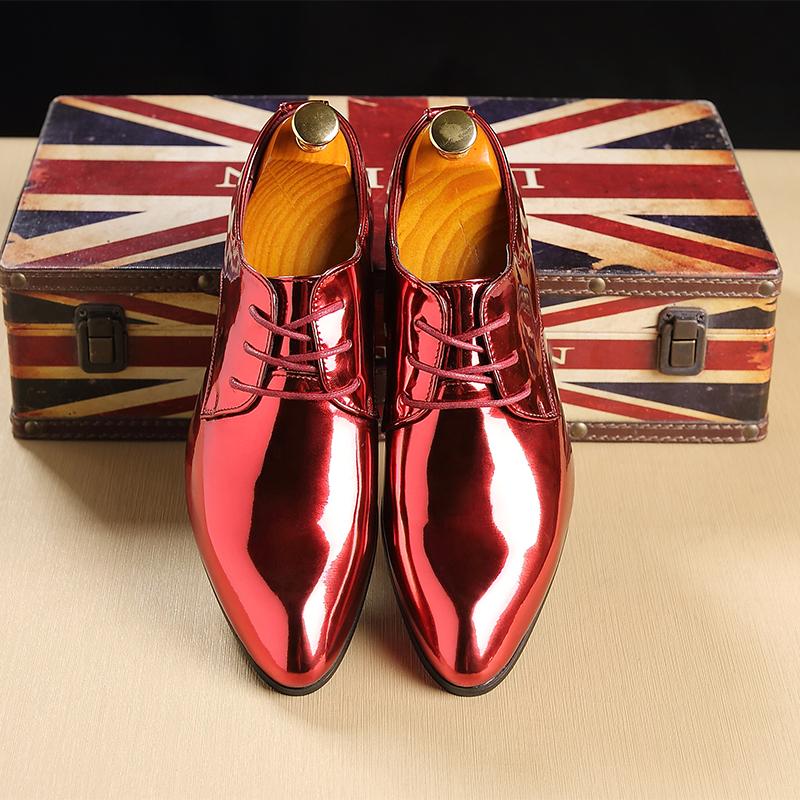 Fashion Men Formal Leather Shoes Black Pointed Toe Men Oxford Shoes  Party Office Business Casual Shoes for Men Lace-Up Mens Dress Shoe
