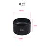 0.5X 0.7X 1.0X  Auxiliary Objective Lens 1/3 SZMCTV Adapter for Zoom Stereo Microscope Thread 48mm for Trinocular Microscopio