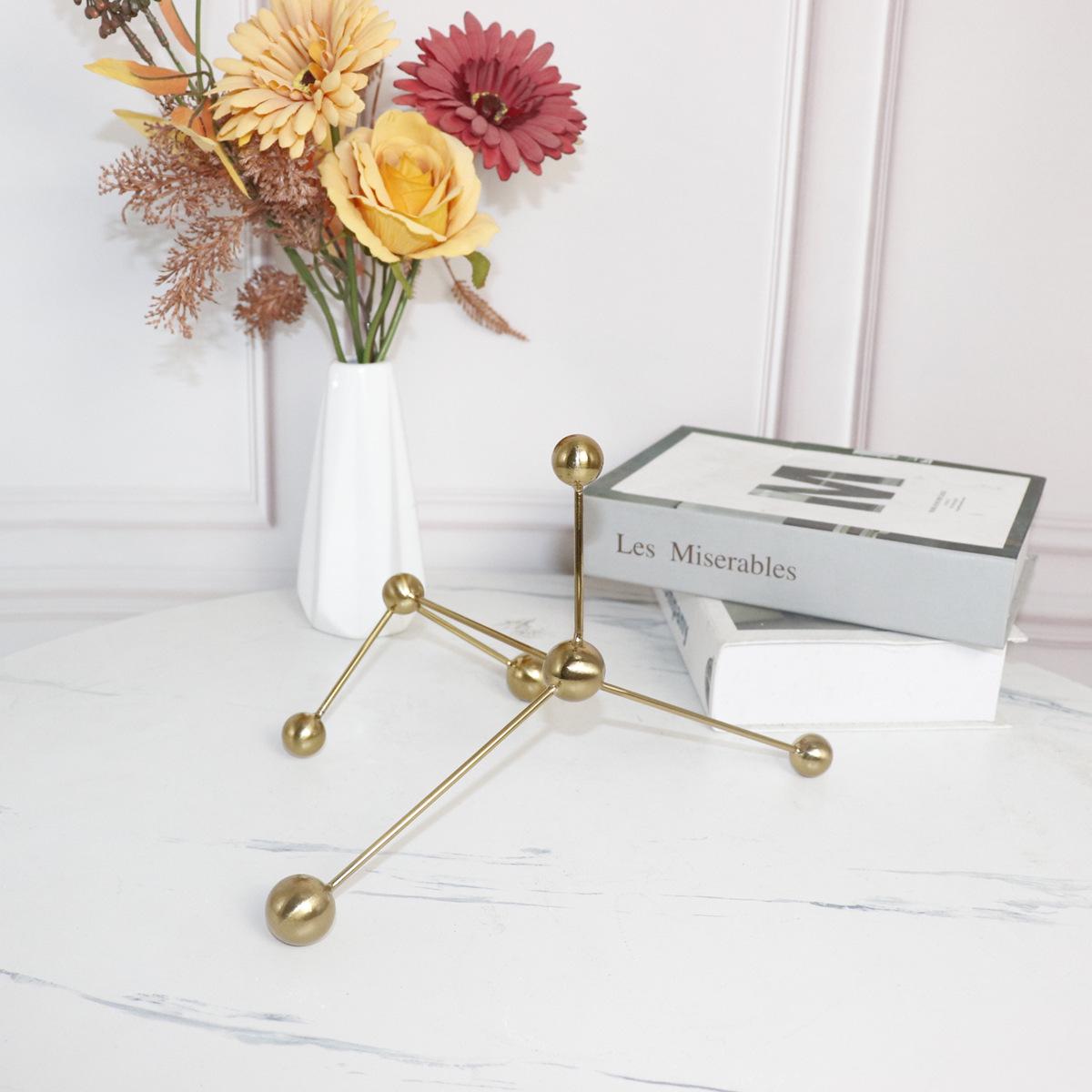 

Modern Minimalist Metal Dot Line Ball Decor for Living Room & Office
