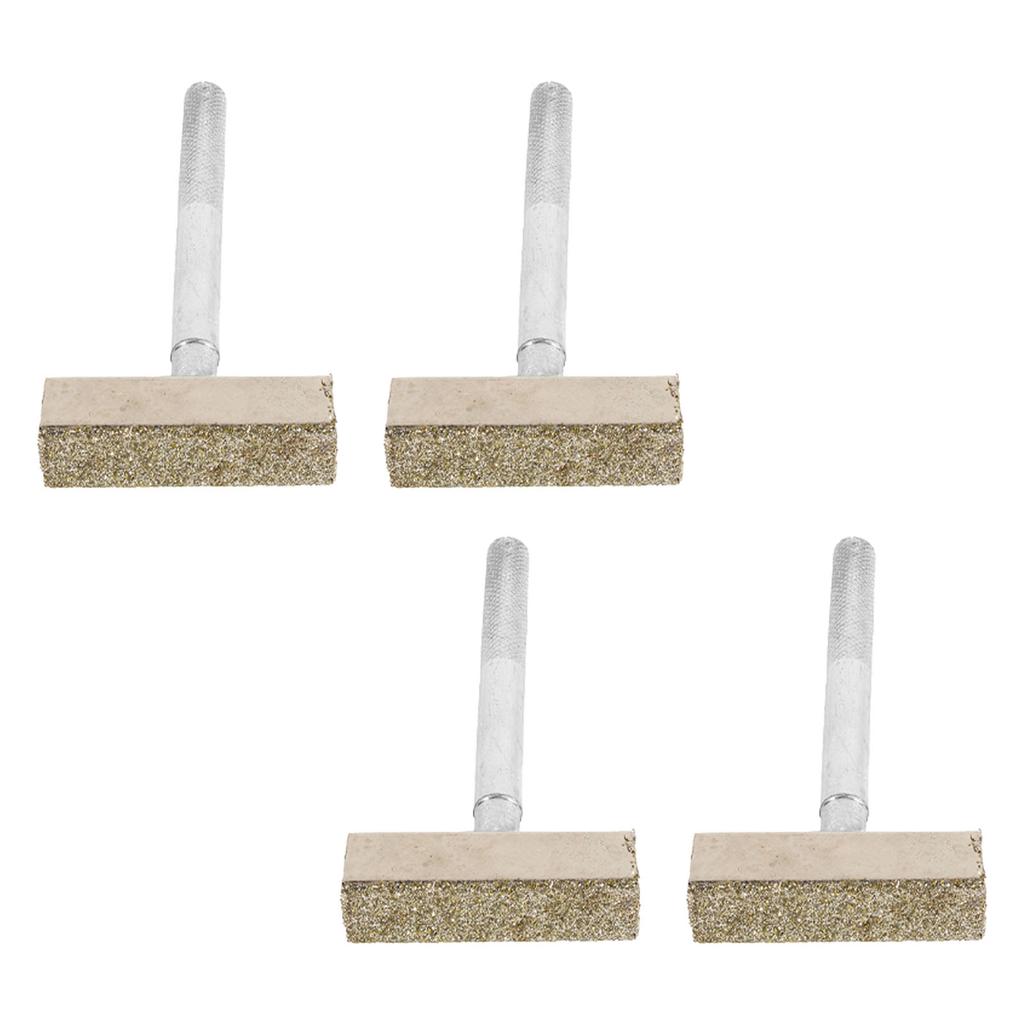 4PCS Schleifen Rad Abrichtwerkzeug T Form Handhled Diamant Rad Schleifen Abrichter