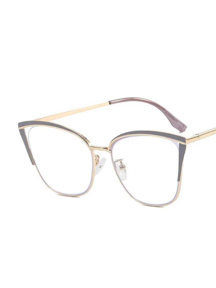 New Fashion Women Glasses Frame Vintage Cat Eye Frame Blue Light Blocking Eyeglasses Glasses Eyeglasses Frame For Women