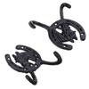 Decorative Iron Horseshoe Wall Hook Clothes Hook Clothes Hanger for Children