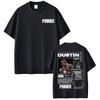 Dustin Poirier The Diamond Cover Print T-Shirt Herren Damen Mode Gewalt Ästhetik T-Shirts Freizeit Baumwolle Kurzarm T-Shirts
