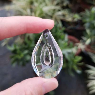 5pcs 38mm Crystal Suncatcher Chandelier Prism Parts Clear Hanging Pendant Home Wedding Window Xmas Decor Figurine Craft