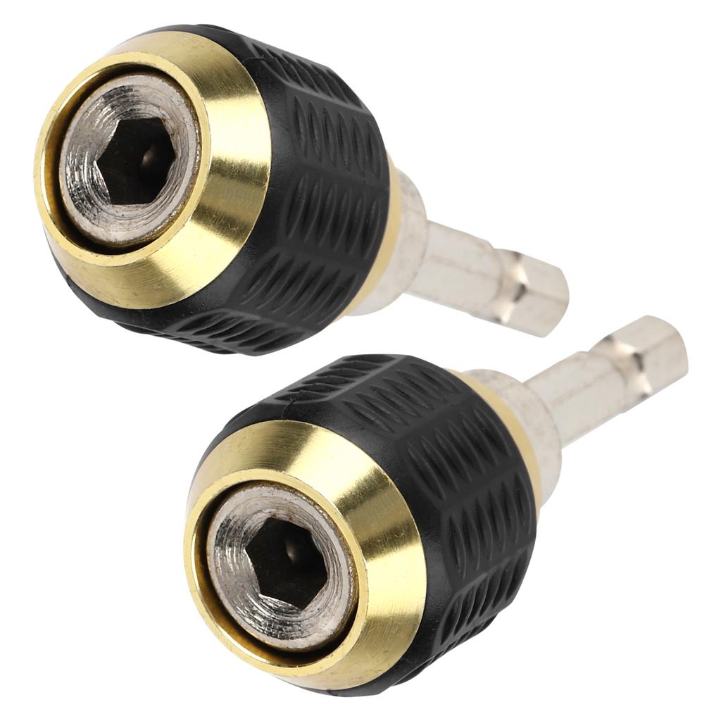 2PCS 60mm Drill Chuck Hex Screwdriver Impact Driver Adapter 1/4 Hex Shank Dril Bit Tool
