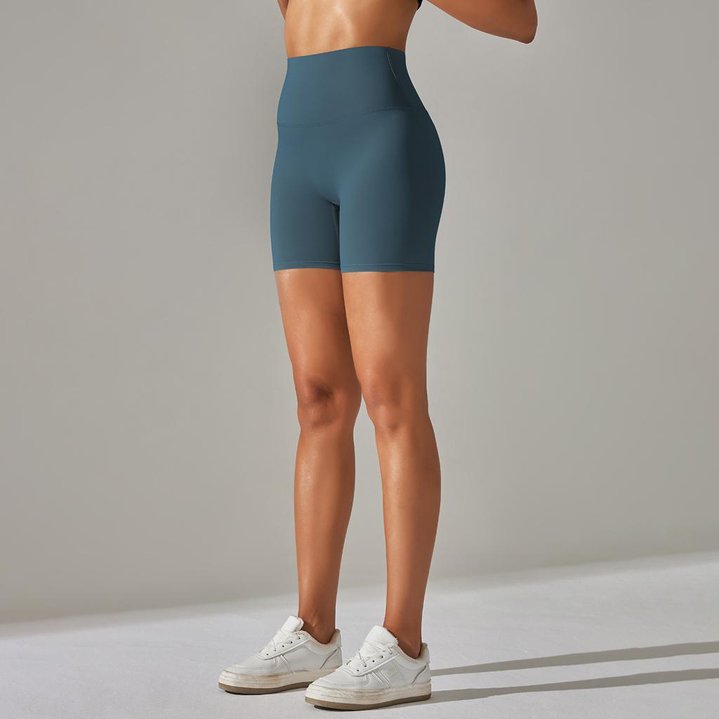 Align Damen-Yoga-Shorts mit hohem Bund – butterweich und federleicht! Ideal zum Laufen, Radfahren und für Fitness. 31 Farben.