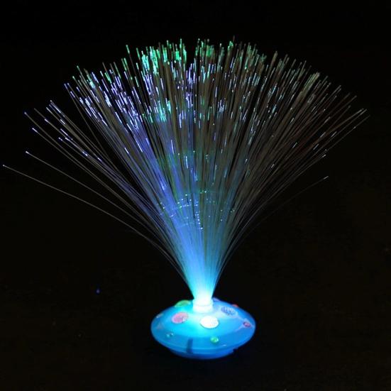 Color Changing Fiber Night Light Optic Lamp LED Holiday Festival Party Decor