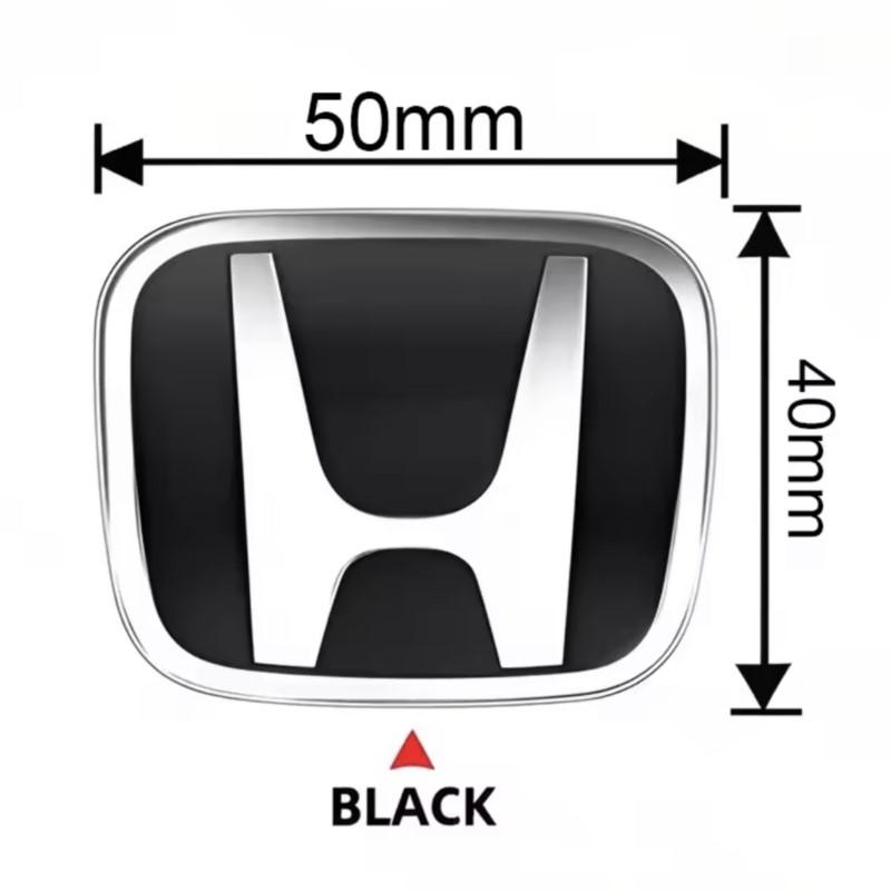 Car Steering Wheel Emblem H-Sticker For Honda Civic Accord Jazz Fit CRV Odyssey City Pilot Vezel Prelude Insig