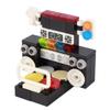 Set de Accesorios de Bloques de Construcción de Ciudad Máquina de Mahjong Consola de Juegos Muebles Sofá Cama Piano Refrigerador Juguete Mini Ladrillos Floristería