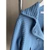 Pan Neck Chunky Knit Cardigan Traf Double Breasted Design and Long Sleeve Knitted Short Jacket for Women
