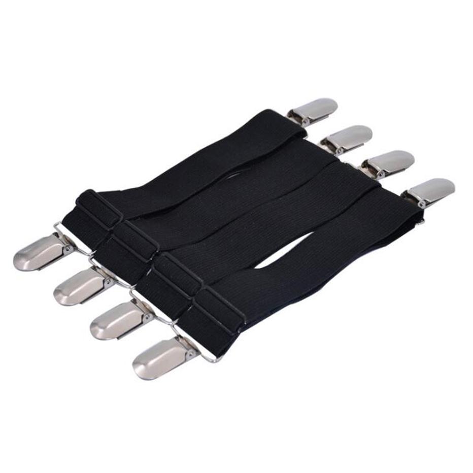 4pcs/set Elastic Bed Sheet Strip Fastener Bed Sheet Grippers Belt Adjustable Mattress Cover Blankets Holder Bed Sheet Set